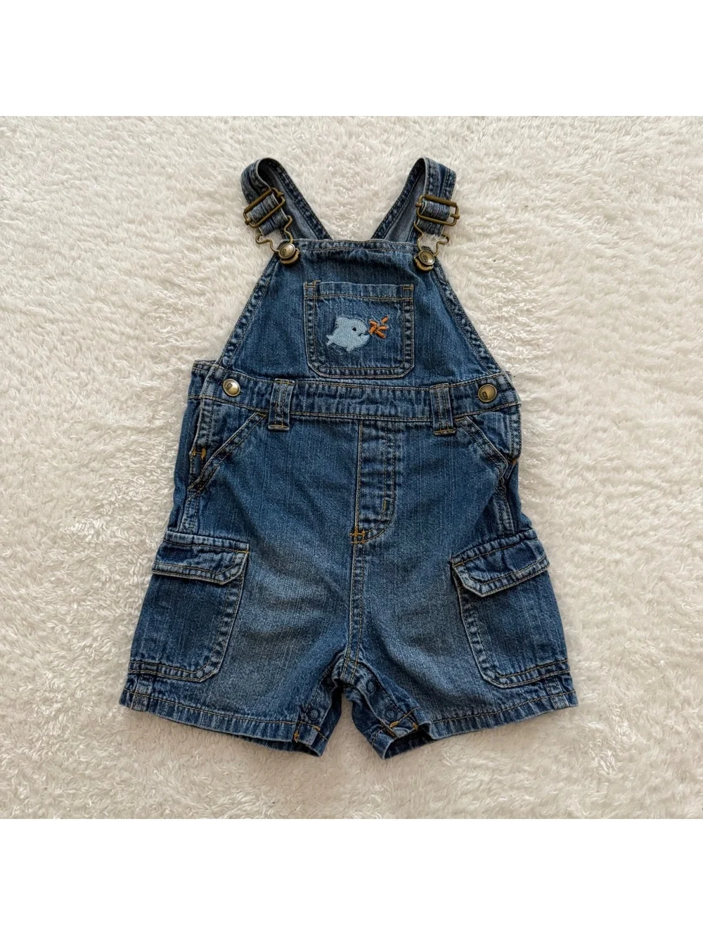 12-18m Gymboree Denim Shortalls